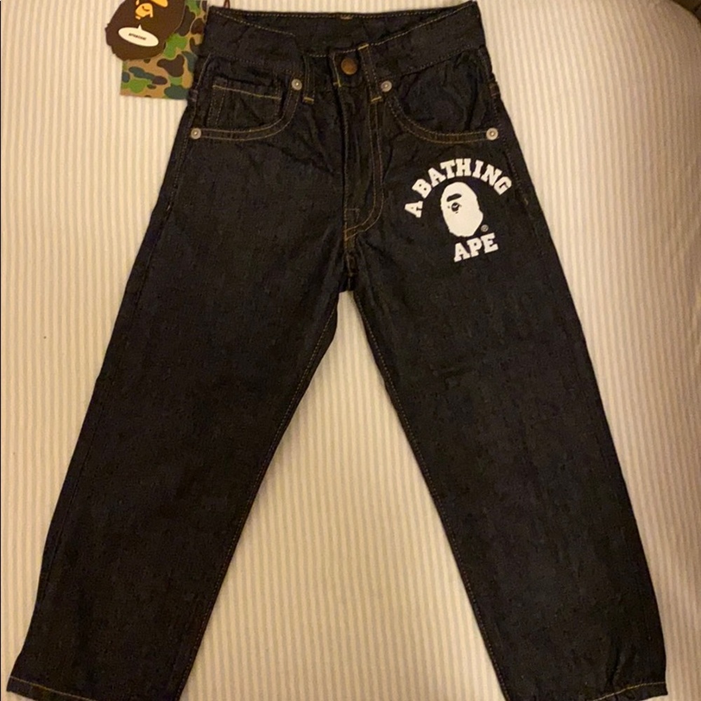 A Bathing Ape Kid Jeans Size 100